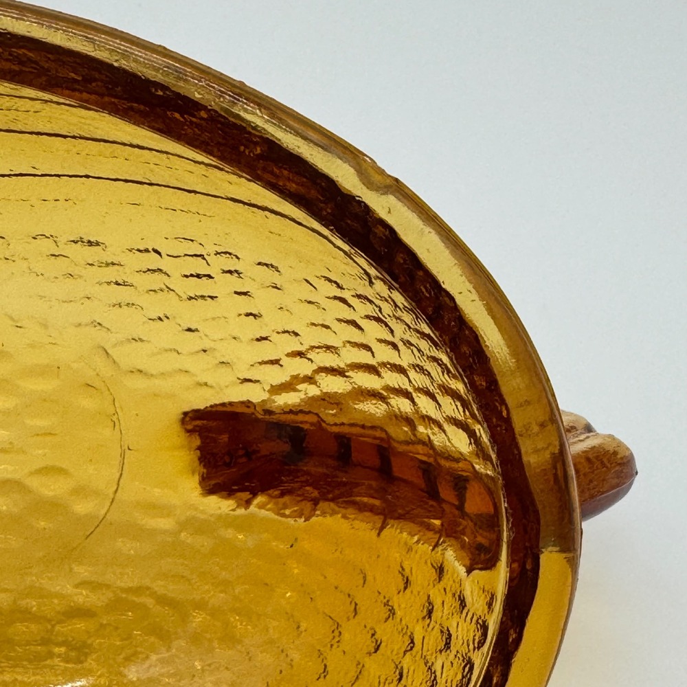 Amber Indiana Glass Hen on Nest Covered Dish Vintage Honey Brown - Picture 9 of 16